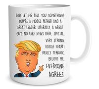 Trump Father's Day Mug Trump Mug Trump Coffee Cup Gift for Dad Funny Trump Gift Mug for Dad, Dad Mug Daddy Mug Awesome Dad Mug WSDMUG1273