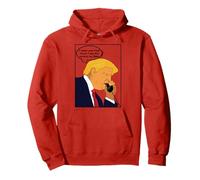 Trump funny comic style phone call,funny ww3 gift Pullover Hoodie
