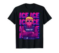 Trump ICE Agent Shirt, ice Immigration t Shirts for Men T-Shirt