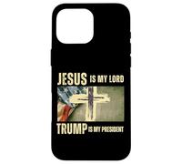Trump Is My President Jesus Is My Lord Trump Is My President Case for iPhone 16 Pro Max
