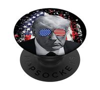 Trump Mug Shot - 2024 Trump Mug Shot - Sunglasses PopSockets Swappable PopGrip