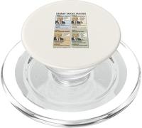 Trump’s Tariff Tactics Trade War Meme Political Cartoons PopSockets PopGrip for MagSafe