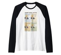 Trump’s Tariff Tactics Trade War Meme Political Cartoons Raglan Baseball Tee