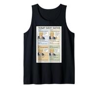 Trump’s Tariff Tactics Trade War Meme Political Cartoons Tank Top