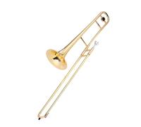 Trumpet Alto Trombone Brass Bb Tone B Flat Wind Instrument With Cupronickel Mouthpiece Stick Case
