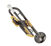 Trumpet B Flat Key Performance Level Trumpet Black Nickel Gold Beginner