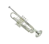 Trumpet B Flat Trumpet Instrument Brass Nickel Plated Beginner Specific Performance Exam