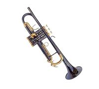 Trumpet B Tone Black Nickel Gold Professional Trumpet