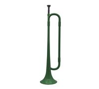 Trumpet Bb ABS Plastic Young Pioneers Bugle Call Student Horn Kid Beginner For Brass Musical Instrument Performance (Color : Green)