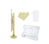 Trumpet Bb B Flat Brass Trompeta Golden Durable Trompete Musical Instrument With Mouthpiece Case Accessories