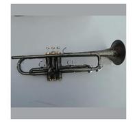 Trumpet Bb B Flat Tritone Trumpet Brass Instrument With Hard Case, Mouthpiece, Cloth And Gloves, Frosted