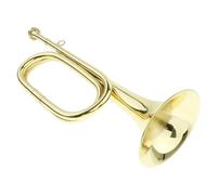 Trumpet Bb Flat Bugle Brass Cavalry Horn With Mouthpiece