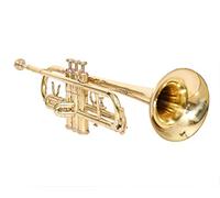 TRUMPET Bb PITCH BRASS GOLD LOOK WITH FREE HARD CASE AND MOUTHPIECE