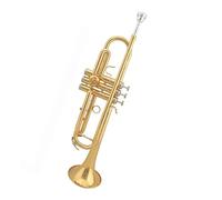Trumpet Bb Trumpet Instrument Beginner Playing Adult Tube Brass Lacquered Gold