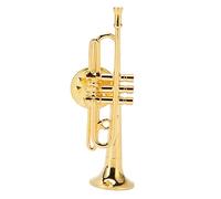 Trumpet Brooch, Brass Musical Instrument Brooch for Musician for Concert
