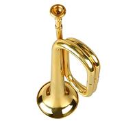 Trumpet C Key, Military Style Trumpet C Key Brass Easy to Play with Mouthpiece Standard Instrument Set for Student Beginners (Gold
