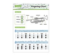 Trumpet Chord Finger Replacement Chart - Finger Replacement Chart for Trumpet,Portable Clarinet Finger Replacement Table Practical for Classroom Bandroom (Clarinet Chord Sheet (Trumpet)) Ytger