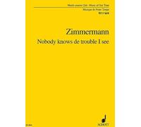 Trumpet Concerto: "Nobody knows de trouble I see". trumpet and orchestra. Partition d'étude.