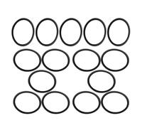 Trumpet Cornet Black 15Pcs for Tuning Slide Rubber Stop Rings | Trumpet Accessories, Noise Reduction, Easy Installation, Protects Instrument Finish, 1.2x1.2x0.1cm