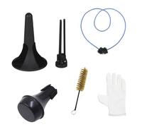 Trumpet Cornet Maintenance Cleaning Musical Instrument Cleaning Brush Set Trumpet Mouthpiece Brush Snake Brush Trumpet Mute