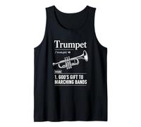 Trumpet Definition Marching Band Music Lover Trumpeter Gift Tank Top