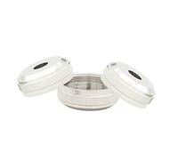 Trumpet Finger Buttons with Valve Guard, Compatible with Bach Trumpet Valve, 2pcs Slide Stopper & 5C Mouthpiece for Trumpet Repair Parts