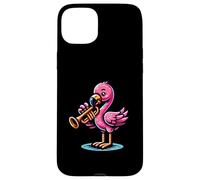 Trumpet Flamingo Bringing The Music To Life Case for iPhone 15 Plus