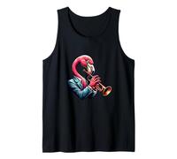 Trumpet Flamingo Serenade Alluring Symphony Tank Top