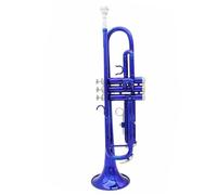 Trumpet For Beginner Blue Trumpet Brass Standard Bb Trumpet Set For Beginner With Hard Case Gloves Accessories