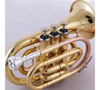 Trumpet For Beginner Four Key Treble Trumpet Instrument Silver Plated Brass Trumpet Instrument