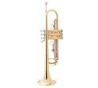 Trumpet For Beginner Playing B Flat Trumpet Band Beginner Wind Instrument Two-color Brass Trumpet