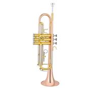 Trumpet For Beginner Trumpet Entry-level Professional Grade-examination Lacquered Gold Body Phosphor Bronze Trumpet
