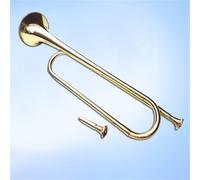 Trumpet Gold Painted Trumpet Drum Corps Trumpet Musical Instrument School Band Trumpet