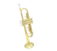 Trumpet Golden Phosphor Copper Material Bb Gold Plated Surface Brass Instrument With Mouthpiece Gloves Fitting