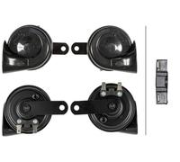 HELLA Trumpet Horn - OE-CONNECT HORN TE26 SET - 12V - 110dB(A) - Frequency range from: 400Hz - Frequency range to: 500Hz - High Tone/Low Tone - Electric - Quantity: 2 - 3FH 012 010-061