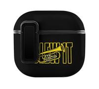 Trumpet I Blew It Hard Shell Case Skin Accessories Cover with Secure Lock Clip Compatible with AirPods 4
