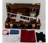 Trumpet Instrument Anniversary Silver Trumpet Pipe B Flat Instrument Brass Strudents