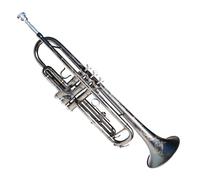 Trumpet Instrument B Flat Three-tone Trumpet Beginner Playing Instrument Bk Nickel Carving