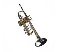 Trumpet Instrument Double Rod Support Gold Nickel-plated Phosphor Bronze Bb Brass Trumpet Stainless Steel Rich Tone Full Tone