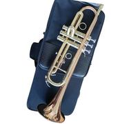 Trumpet Instrument Phosphor Bronze Trumpet Instrument Wind Instrument B Flat Golden Instrument