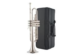 Trumpet Instrument Professional Performance Level Adult Wind Band B Flat Brass Phosphor Bronze Trumpet Instrument (Color : 02)