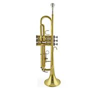 Trumpet Instrument Student Beginner Professional Performance Level Adult B Flat (Color : Gold)