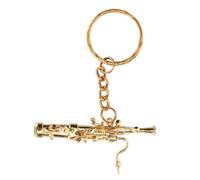 Trumpet Key Chain, Trumpet Keychain for Handbags, Crystal Alphabet Initial Letter Pendant with Keyring
