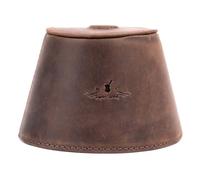 Trumpet magnetic mute, lightweight leather plunger mute for jazz and classical trumpeters MG Leather Work (Brown)