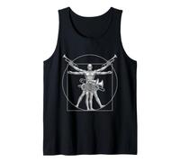 Trumpet Marching Band Da Vinci Trumpeter Vintage Tank Top