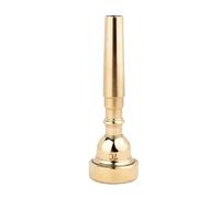 Trumpet Mouthpiece B-Flat Trumpet Instrument Universal 5C7C Mouthpiece Labor-Saving Student Beginner Performance Copper Silver-Plated Brass Accessories(Gold 7C)