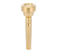 Trumpet Mouthpiece Brass, Gold Plated, 17C Size Beginner Musical Instrument Accessories - Durable Construction, Comfortable Play, Ideal for Learners and Gift Giving