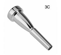 Trumpet Mouthpiece for Intermediate to Advanced Players, Copper Alloy 3C 5C 7C 1.5C 1C Size with Gold Plating, Compatible with Most Trumpets