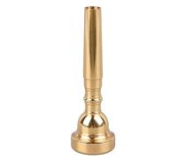 Trumpet Mouthpiece Metal Wind Instrument Replacement Smooth Durable High Sensitivity for Trumpet Players Professional Beginners (Gold 5C)