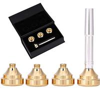 Trumpet Mouthpiece, Trumpet Mouthpiece 7C 5C 3C 1-1/2C Silver Plated Brass Instrument Accessories